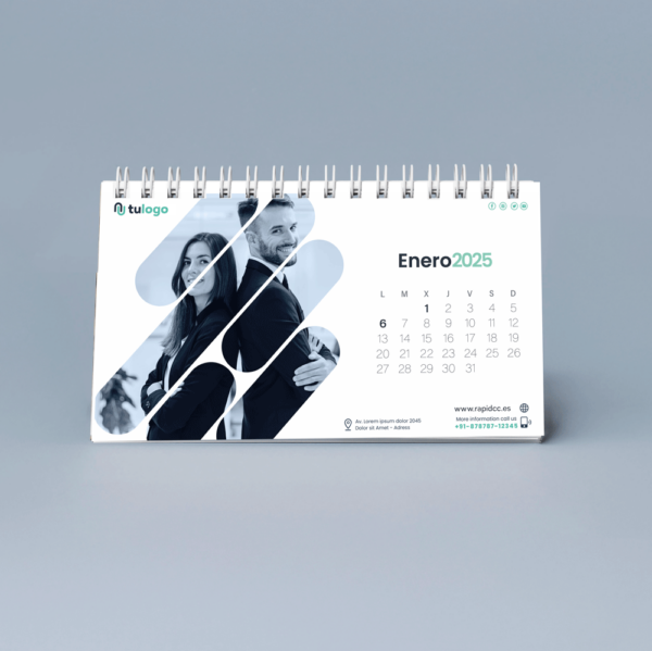 Calendario de Sobremesa TR-2 para empresas